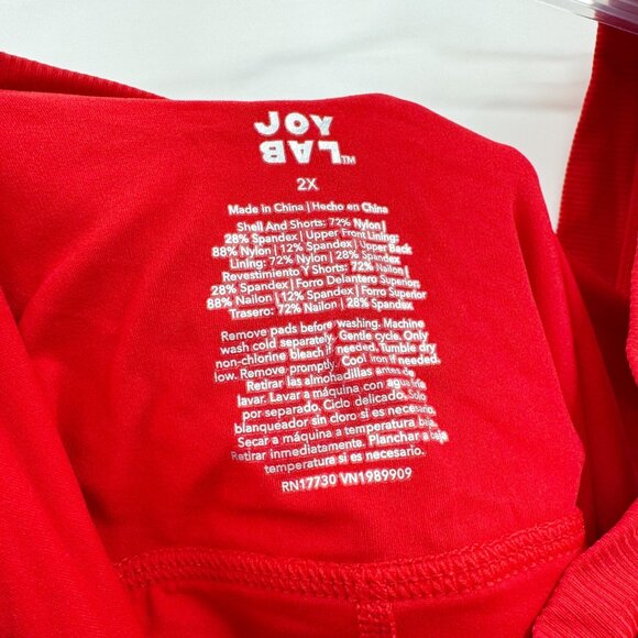 NEW JoyLab Game Day High Neck Low Back Active Dress - Red - Size 2X - Picture 10 of 10